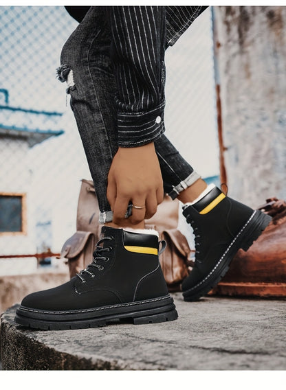 Plus Size Men's Snow Boots, -Lined Warm Shoes,Walking Boots, Winter Shoes Men, Snowboard Boots, Mens Hiking Boots, Mens Winter Shoe, Warm Shoes for Men, Mens Boots for Winter,Cold Weather Boots, Stylish Winter Footwear, Warm