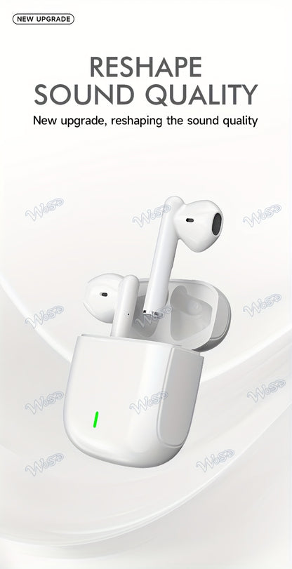 Wosd 2025 New TWS Wireless Earbuds - Unmatched True Wireless Convenience with Ergonomic Design for Maximum Comfort And High-Fidelity Sound Featuring Dolby Bass, ACC Stereo HD Calling - Perfect for Android And Iphone Users, Gr