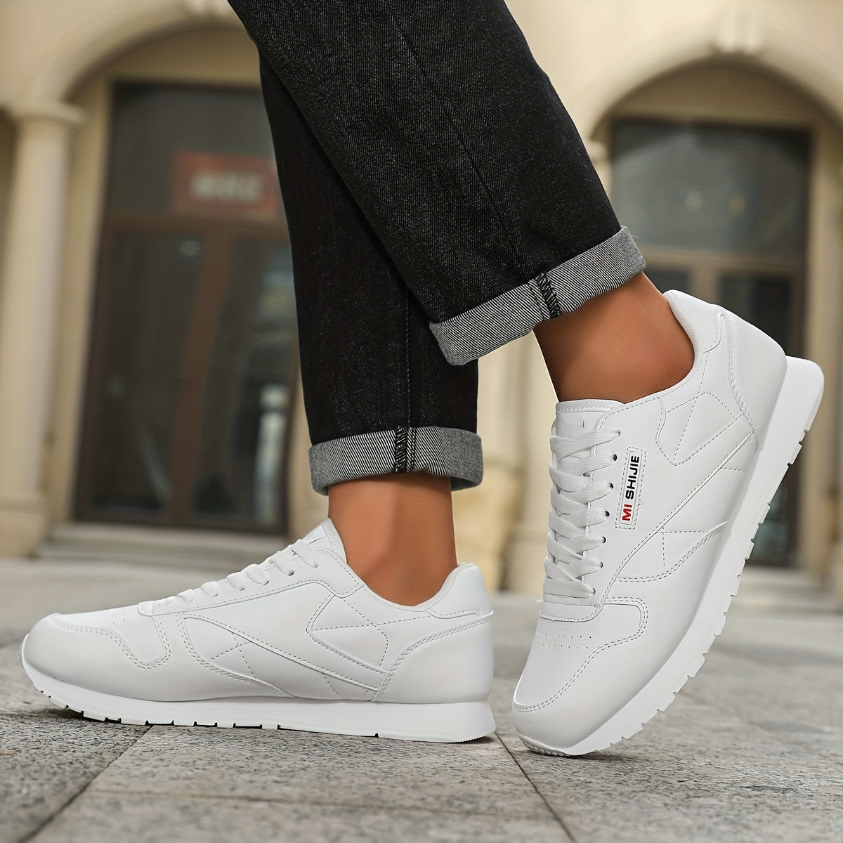 Unisex Vintage Low-Top Casual Sneakers with TPU Sole