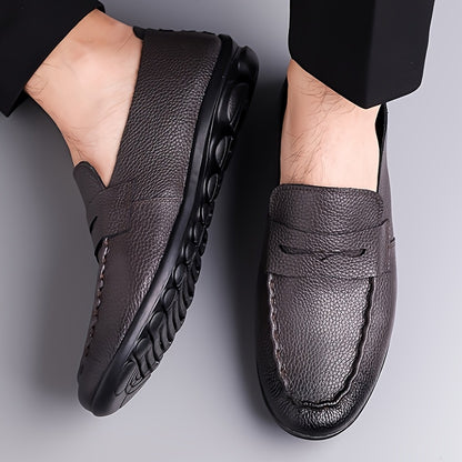 Men's Classic Low-Cut Business Shoes - Comfortable Formal Slip-Ons
