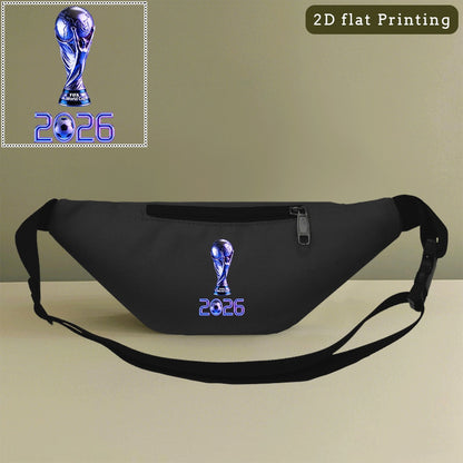 FIFA 2026 World Cup Stylish Waist Bag with Adjustable Strap