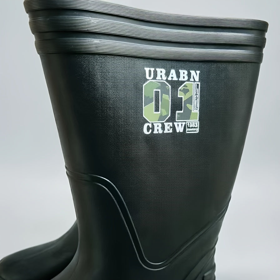 Unisex High-top EVA Foam Rain Boots - Lightweight, Anti-slip, Oil-resi