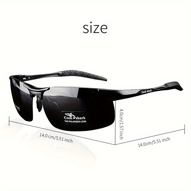 Men's Polarized Driving Glasses Magnesium Alloy Frame UV Resistant