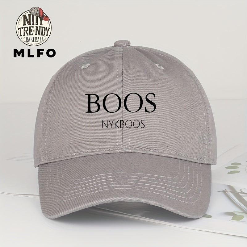 MLFO ամենօրյա «BOOS NYKBOOS» բեյսբոլի գլխարկ, թեթև պոլիեսթերից, կարգավորվող չափսերով, կոր եզրով, ձեռքով լվացվող, 5 գույն, Շնորհակալության օրվա և Հայրերի օրվա նախշերով
