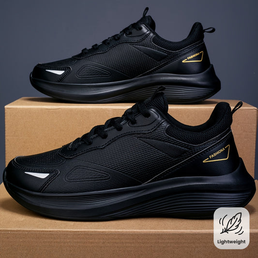 Men'S Slip-On Casual Shoes with Lightweight, Shock-Absorbing EVA Soles. Available in Black And White, These Low-Top Lace-Up Shoes Are Perfect for Minimalistic Everyday Formal And Athletic Wear. Ideal for The Gym, Office, And - ayq