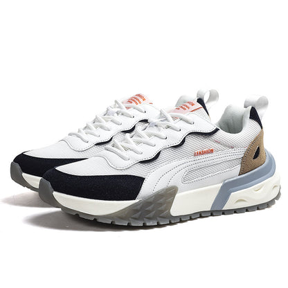 Men's Casual Sports Sneakers with Lightweight PU Sole