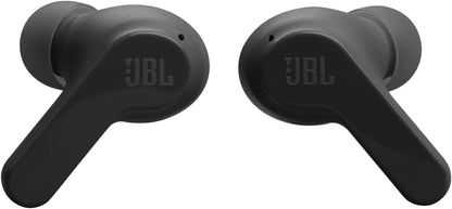 JBL Vibe Beam - True Wireless JBL Deep Bass Sound Earbuds, Bluetooth 5.2, Water & Dust Resistant, Hands-Free Call with Voiceaware, up to 32 Hours of Battery Life (Black)