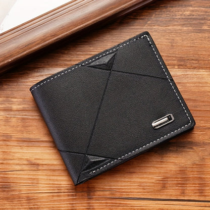 2pcs Men'S Wallet + Keychain Set | Stylish Casual Luxury Sports Wallet, Trendy Daily Essential Accessory, Designed Exclusively for Men, Lining, Dry Clean Only | Perfect Gift for Anniversaries, Valentine'S Day, Birthdays, East