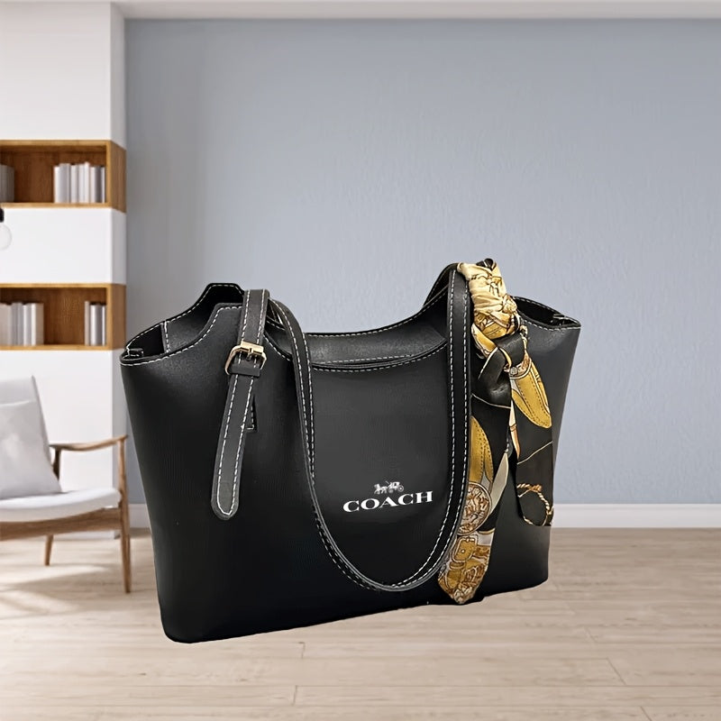 Retro Large Cotton Tote Bag with Adjustable Strap for Travel