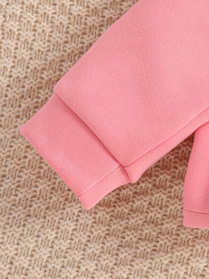 Աղջիկների համար նախատեսված 2 կտորանոց հավաքածու, կոճակներով առջևի մասով գլխարկով բաճկոն + մարզական տաբատ, աշնանային հագուստ, երեկույթների, բացօթյա սպորտի և բացօթյա խաղերի համար