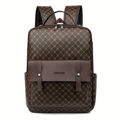 Men's Business Casual Commuter Backpack - Multi-Pocket Convertible Shoulder Bag with Suitcase Attachment, Sleek Minimalist Design for Work Travel  Daily Use, Travel Bag