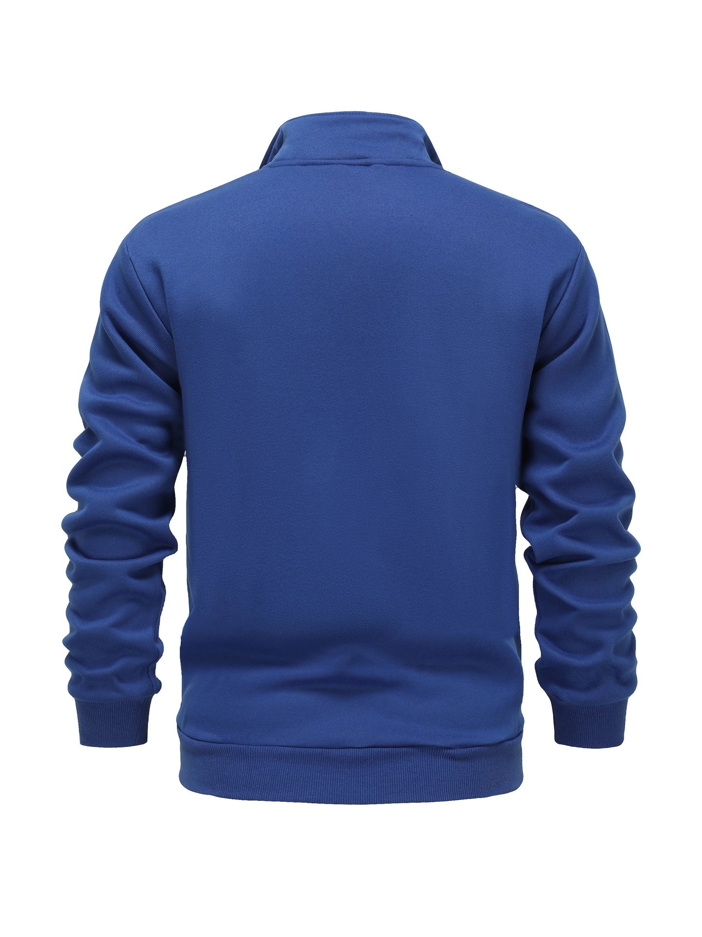 Men'S Red Fleece Zip-Up Hoodie - Cozy Fall & Winter Casual Jacket with Front Pockets, Long Sleeves, and Drawstring Hood, Hooded Sweatshirt, Autumn Outerwear, Durable Fabric