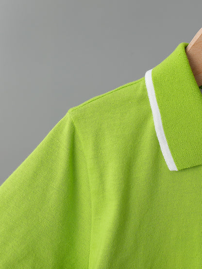 Kids' Cotton Polo Shirt Summer Casual Short Sleeve Top