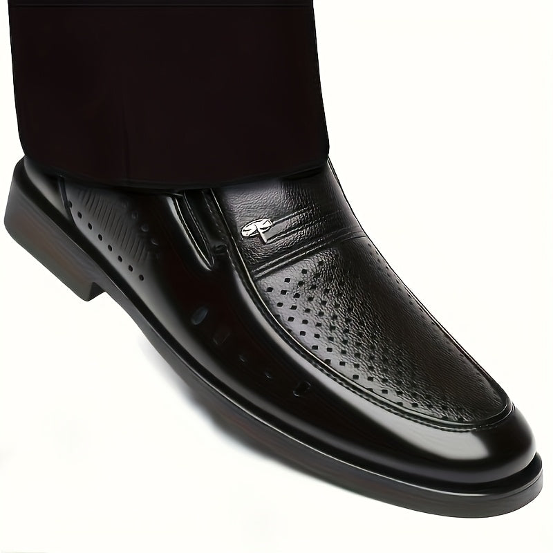 Men's Lightweight Breathable Slip-On Business Shoes