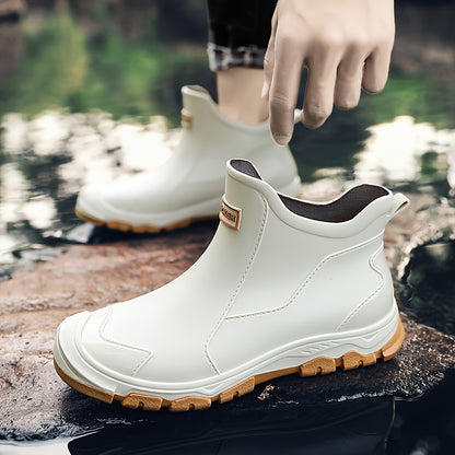 Unisex Waterproof Slip-On Shoes with Durable Non-Slip Sole