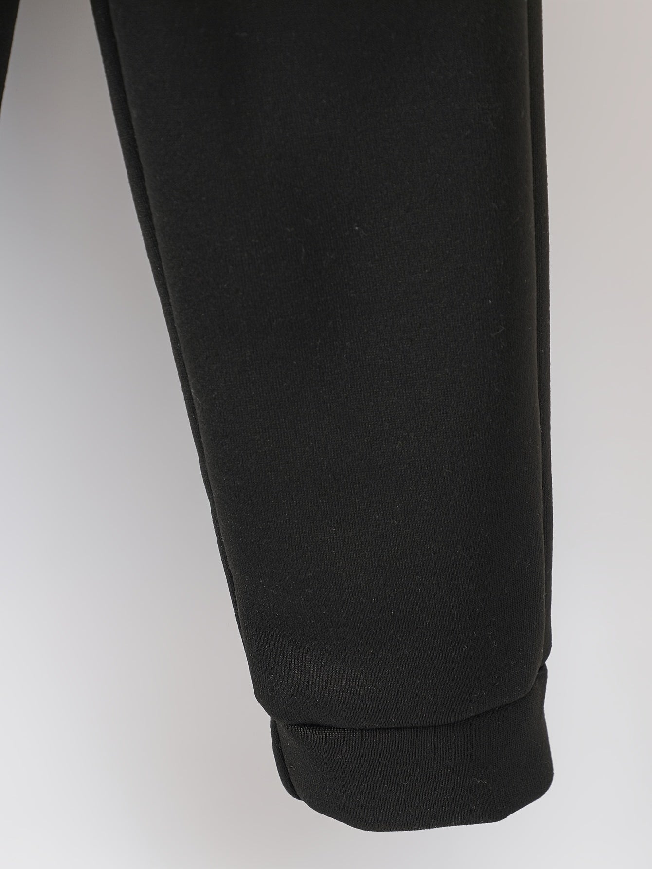 Աշուն/Ձմեռ ժպիտով դեմքով կատվիկի գրաֆիկական նախշերով տաք բրդյա գլխարկով սվիտեր և սպորտային տաբատ աղջիկների համար, զբոսանքի համար