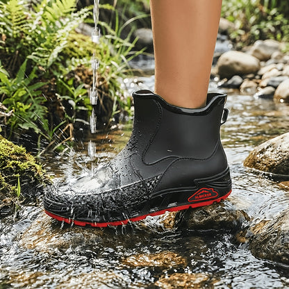 Unisex All-Season Lightweight Rubber Rain Boots for Outdoors