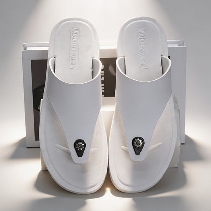 Men's Non-Slip Casual Flip-Flops with Shock-Absorbing Sole