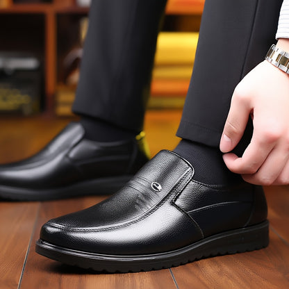 Men's Slip-On Business Casual Shoes All-Season Comfort