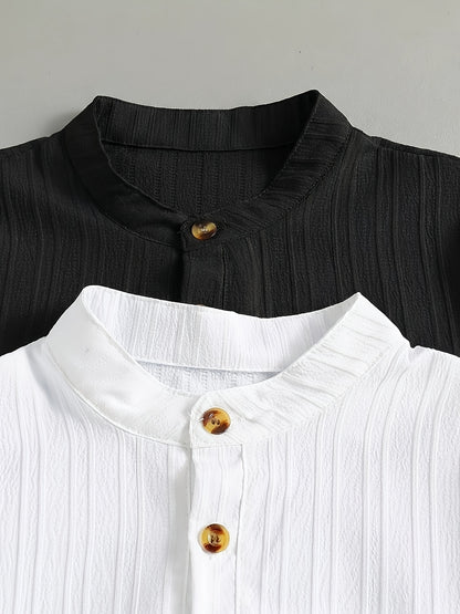 Boys' Half-Zip Polo Shirts Casual Tops for Spring to Fall