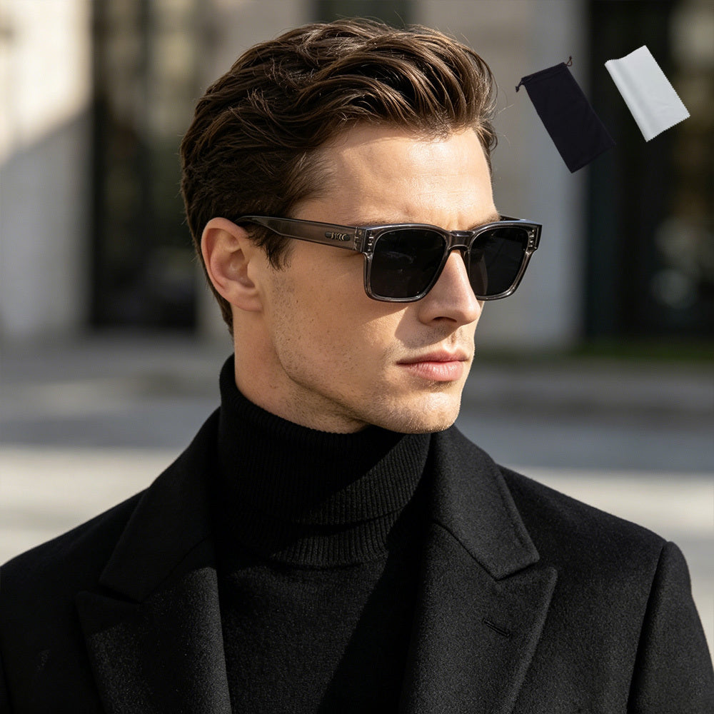 Vintage Square Men's Sunglasses UV400 Protection Unisex