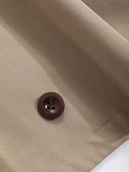 Կանացի գարուն/աշուն միագույն, պարզ, ազատ, առօրյա, կարճ, երկար թևքերով տրենչ-բաճկոն