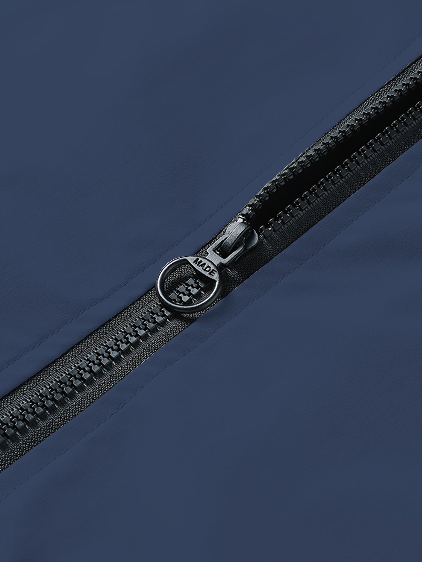 Men's Stand Collar Long Sleeve Zip Up Sports Jacket With Contrast Trim Design, Men's Spring Fall Outwear, As Gifts