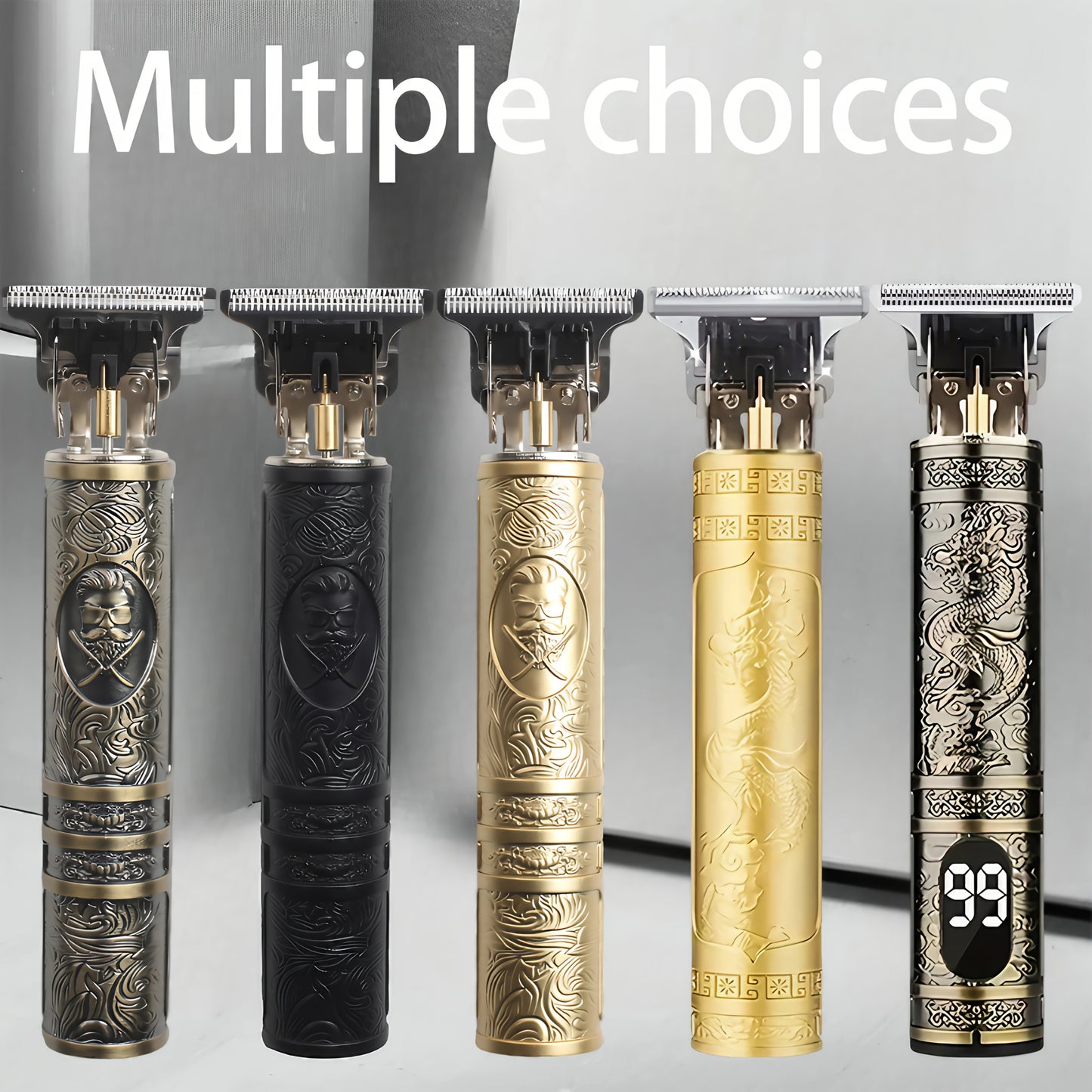 YAIAWISU Men's -Like Electric Hair Clipper & Beard Trimmer - USB- Operation, T-Shaped Blade with 4 Adjustable Speeds (Limited Combs), Self-Cleaning Design, Lithium-Free -Free Technology, All-in-One Hair Cutting