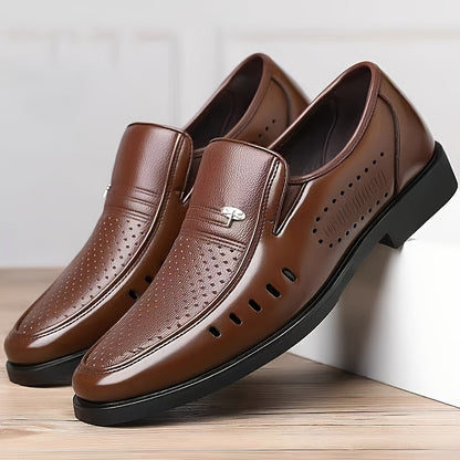 Men's Lightweight Breathable Slip-On Business Shoes