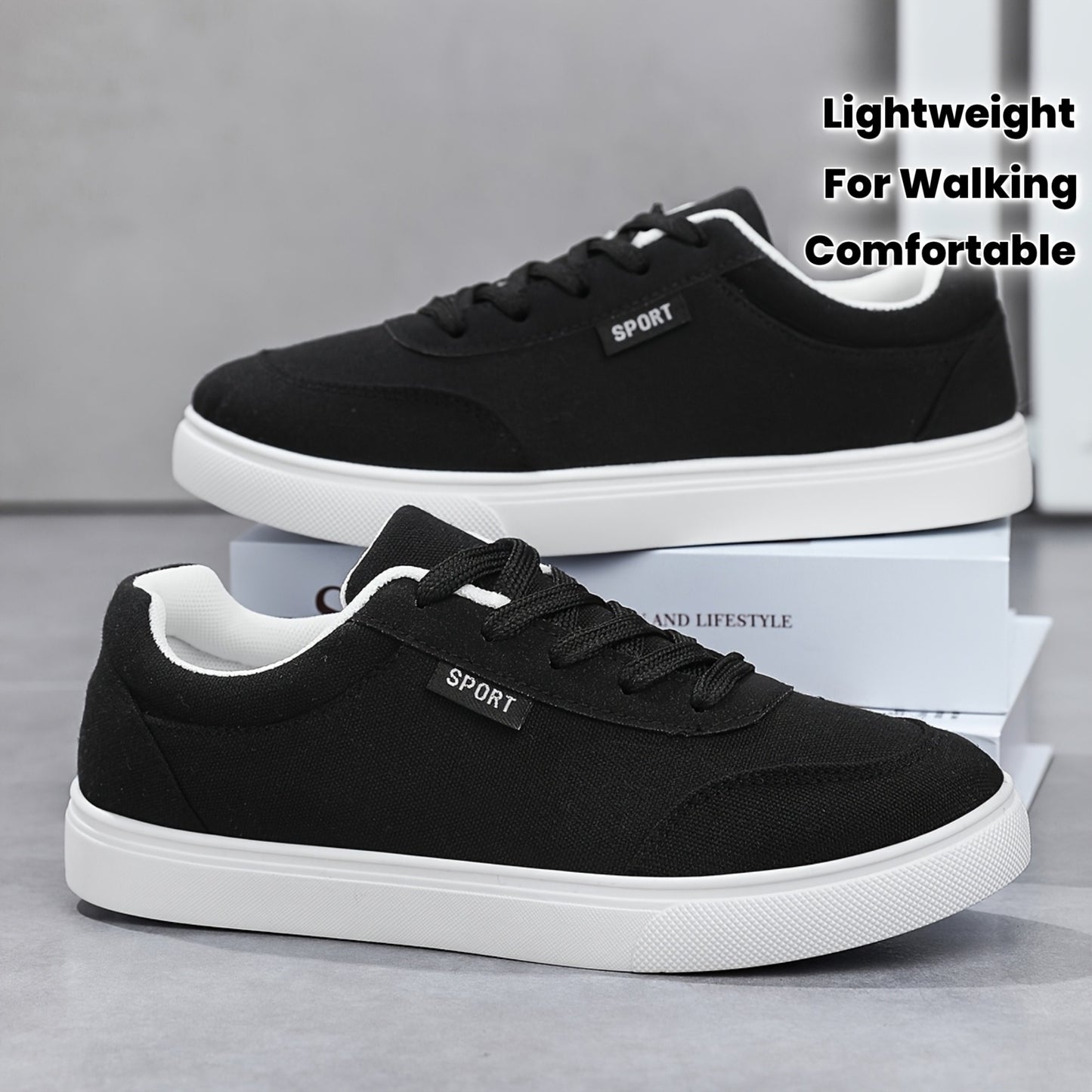 Women's White Low-Top Sneakers - Lightweight All-Season Round Toe Lace-Up Casual Shoes with Cushioned EVA Sole & Non-Slip Outsole Suitable for Outdoor Walking, Sports, Gym, Daily Wear - All-Terrain Comfortable White Sneakers, - ayq
