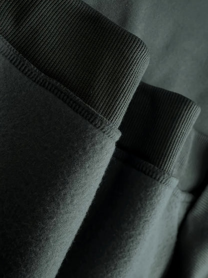 Men's Christmas Hooded Sweatshirt with Rudolph & Santa Print - Thickened Winter Pullover Hoodie, Warm Long Sleeve Casual Sweater for Skiing, Parties, Team Events - Machine Washable (Couple Matching, Unisex Style)