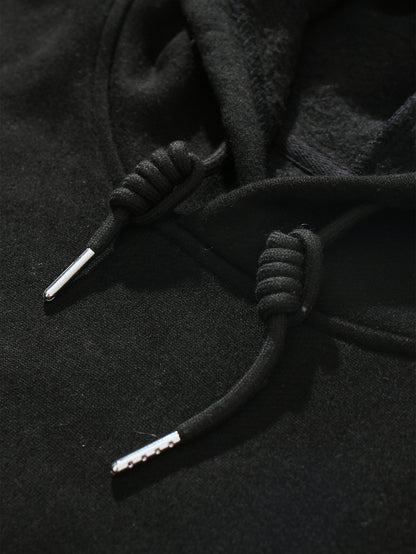 Men'S Fashion Trendy Hooded Sweatshirt | Casual Style, Regular Fit, Winter Season, Print Pattern, Slight Stretch Fabric