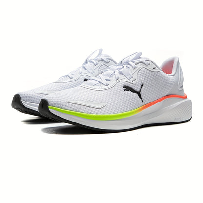 PUMA Unisex 38006728 Sneakers - Breathable Mesh Upper, Cushioned Midsole  Stability Support, Vibrant Neon Green Accents, Lightweight Summer Casual Shoes for Men  Women, Comfy Shoes, Sporty Look, Comfortable Fit