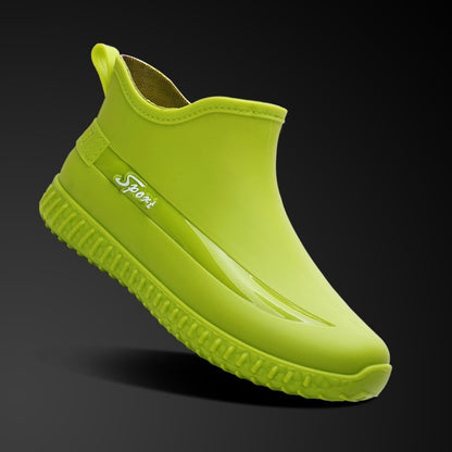 Men's Casual Short PU Rain Boots for All-Season Comfort