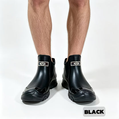 Unisex Short Rubber Rain Boots – Lightweight, All-Season Casual Wear
