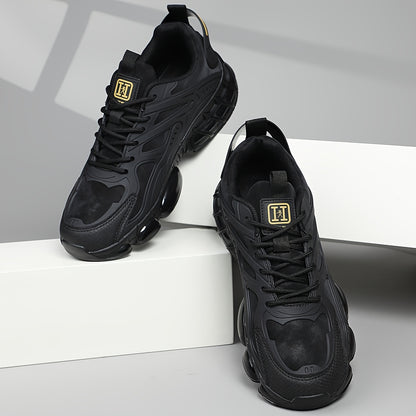 Men'S Athletic Shoes, Low-Top Casual Lace-Up Sneakers, Comfortable Footwear - ayq