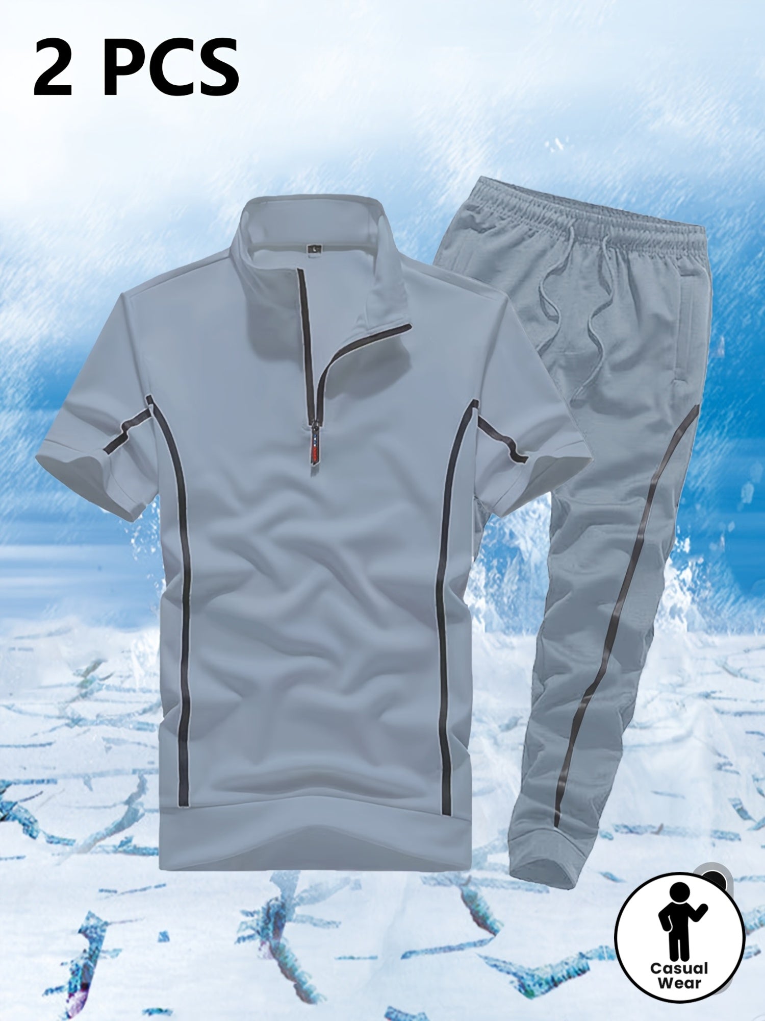 Casual Men's Summer New Loose Sportswear Set - ayq