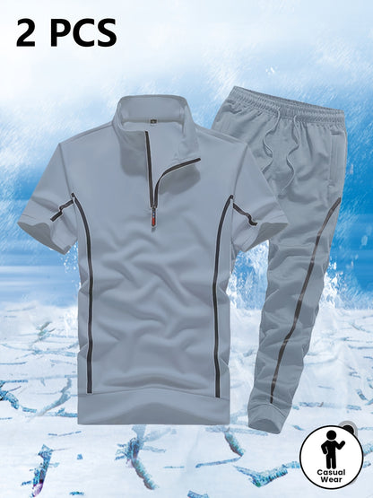 Casual Men's Summer New Loose Sportswear Set - ayq