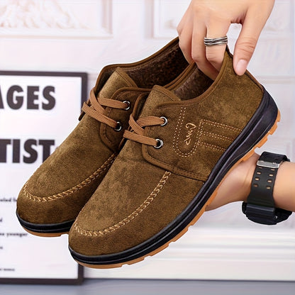 Cross-Border Bestseller High Quality, Shockproof, Slip- Men's Snow Sports Outdoor Shoes | -Lined, Lace-Up Outdoor Snow Boots, Comfortable and Versatile