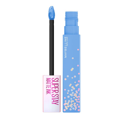 Maybelline Super Stay Matte Ink Liquid Lipstick Makeup, Long Lasting High Impact Color, up to 16H Wear, Exhilarator, Ruby Red, 1 Count, Packaging May Vary