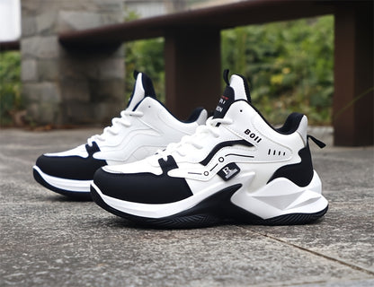 Men's Road Running Shoes, Anti-Slip Casual Sneakers, Basketball Sports Shoes, Fashionable Cross Training Athletic Footwear - ayq