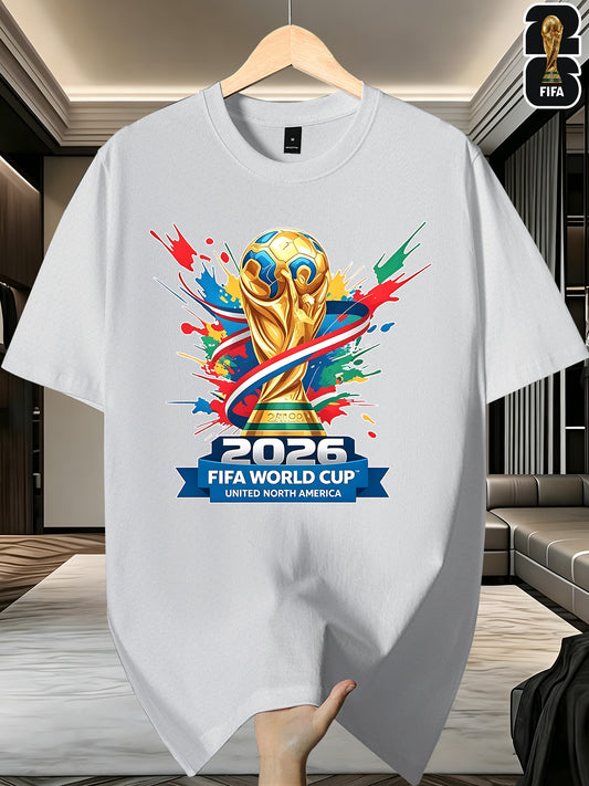 Men's FIFA World Cup Casual Printed Summer T-Shirt