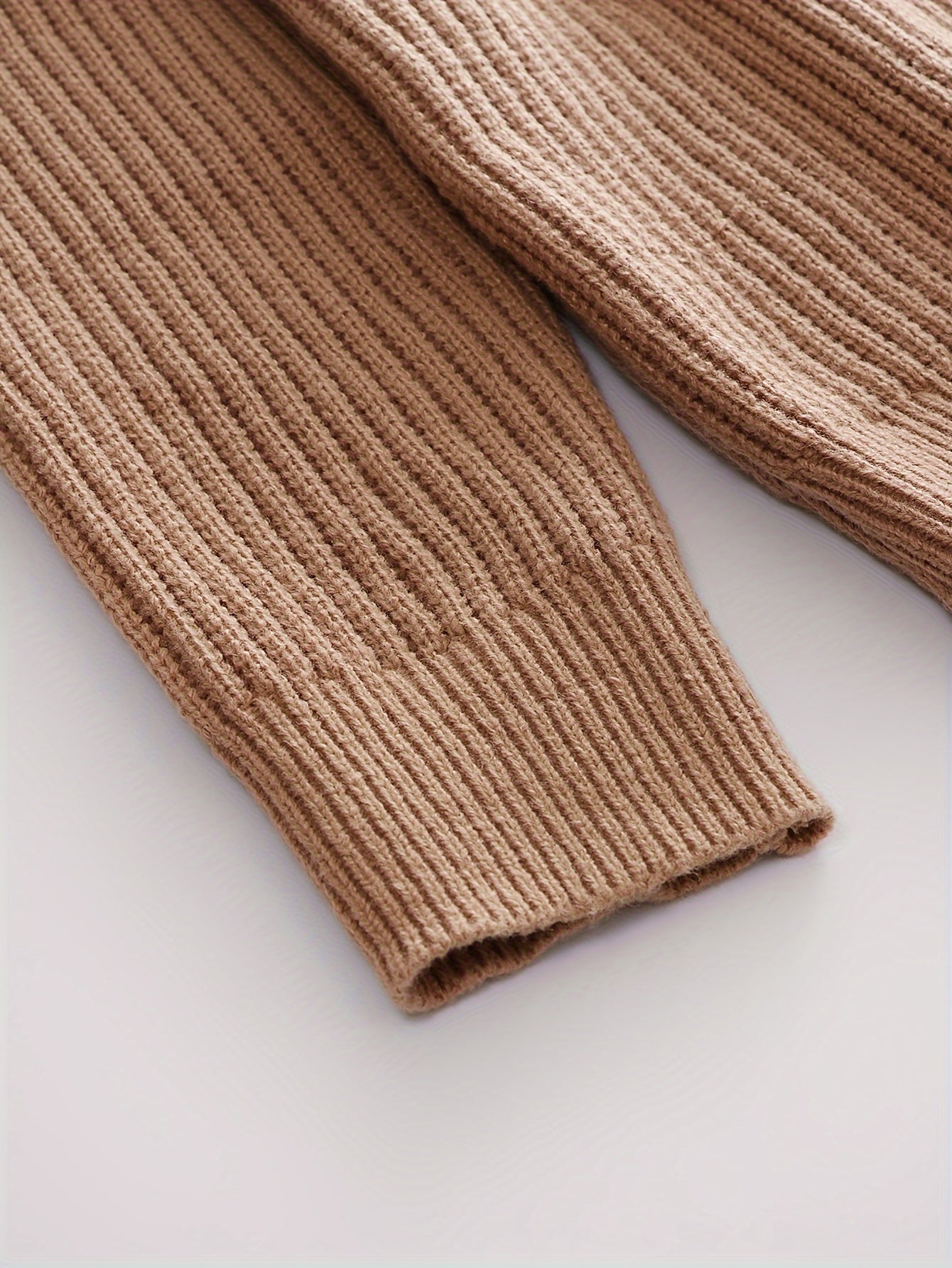 Men'S Color-Blocked Jacquard Knit Warm Hoodie