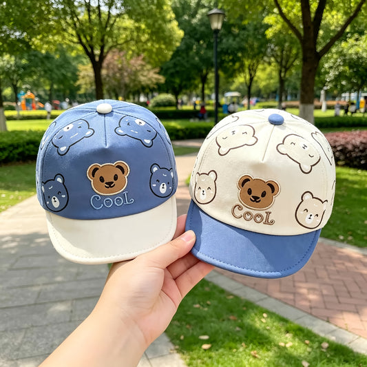 2-Pack Breathable Baby Baseball Caps for Spring and Summer