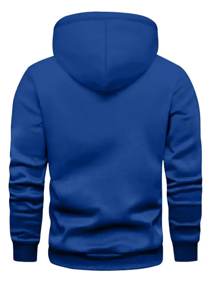 Men's Argentina Flag Hooded Sweatshirt - Casual Winter Pullover