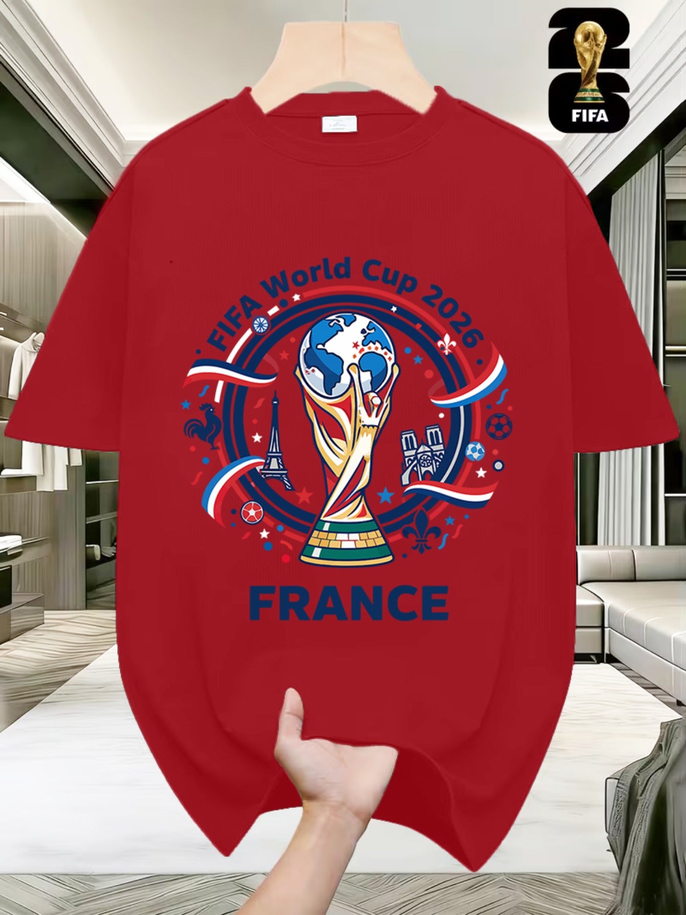 Men's 2026 FIFA World Cup Casual Short Sleeve T-Shirt