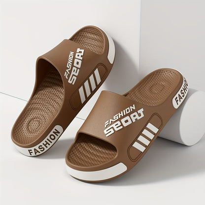 Men'S Summer Stylish Massage Non-Slip Textured Design Sandals, Suitable for Home, Outdoor, And Bathroom Use. - ayq