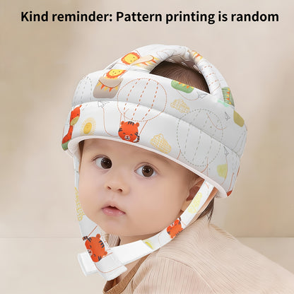 Adjustable Infant Baby Hat with Cute Cartoon Floral Print