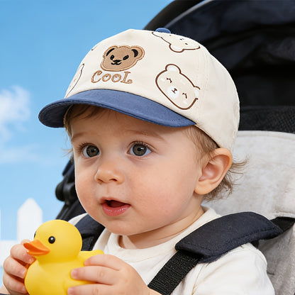 Toddler Sun Hat with Soft Brim, Lightweight Outdoor Cap 3-24 Months