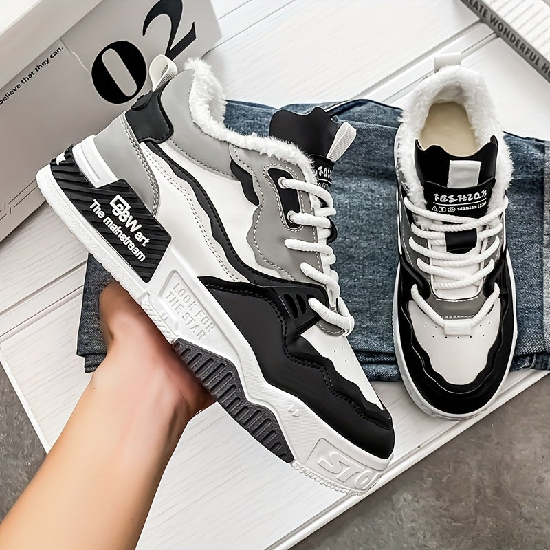 Men's & Women's All-Terrain Winter Warm Snow Boots & Sneakers - Heavy-Duty PU & PVC Traction Tires, Low-Top Lace-Up Outdoor Shoes for Ice, Mud, Snow, Casual Wear - Unisex All-Terrain Vehicle-Like Feel (No ATV Required)